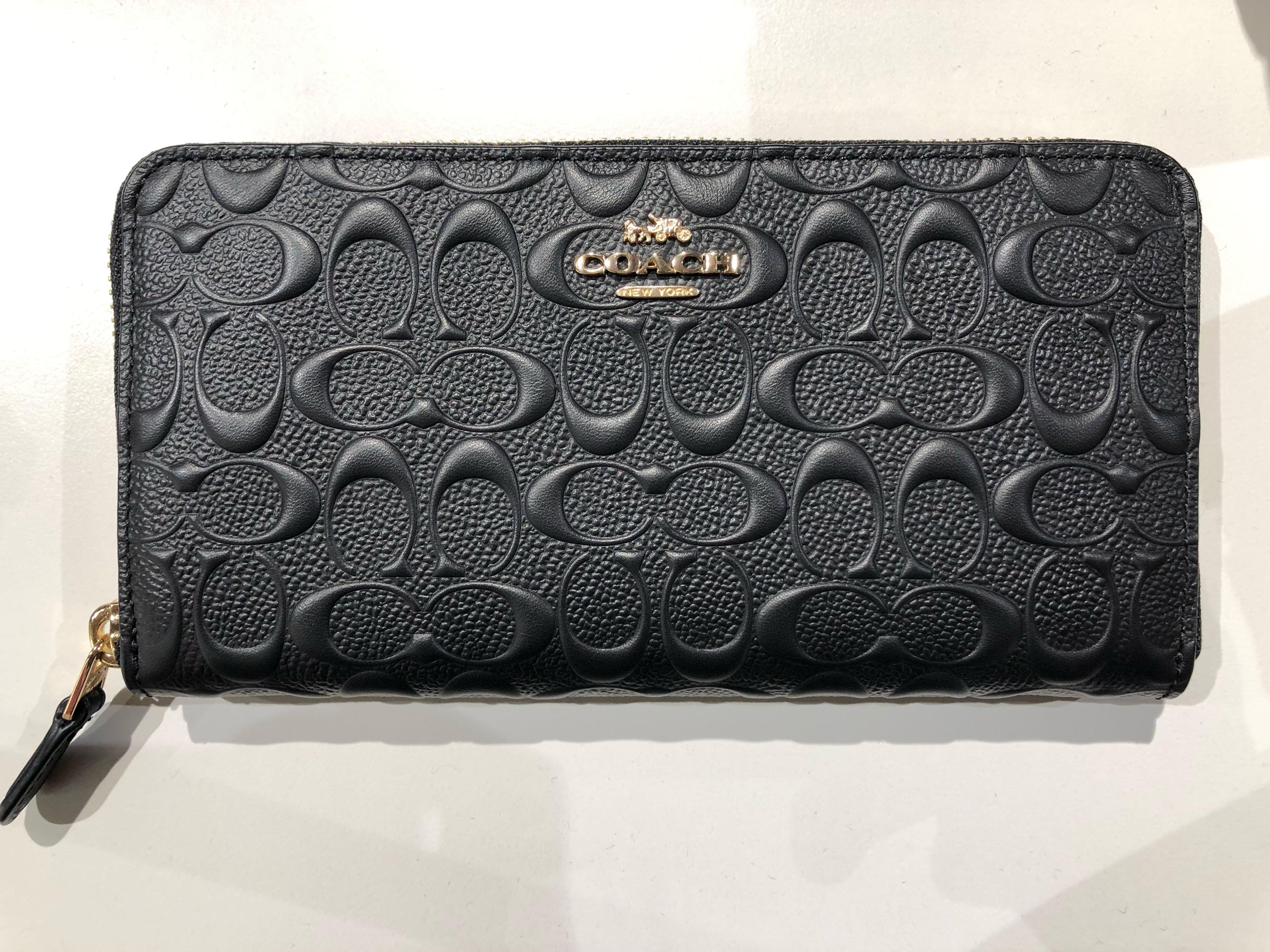 Accordion wallet discount in signature leather