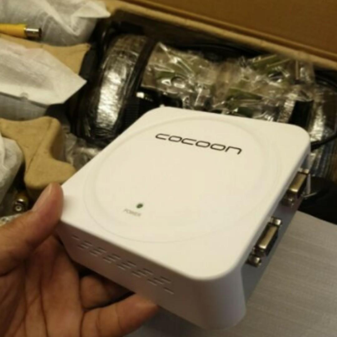 Cocoon 4 camera home 2025 security system with dvr