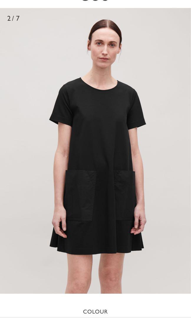 Cos a line jersey hot sale dress