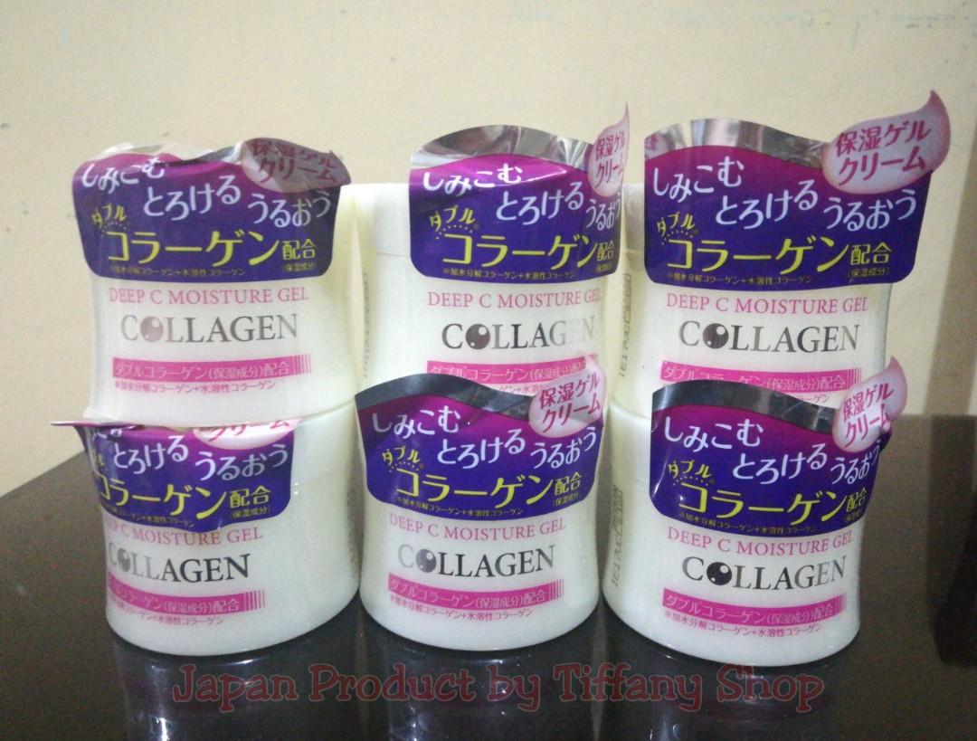 Daiso Deep C Moisture Gel Collagen (Category: Face Care) located in Caloocan City. Submitted by tiffanysarisarishoppe (Listing ID 262320276, Image 2). Description: ONHAND!! Daiso Deep C Moisture Gel Collagen (40g) - A moisturizing gel cream contains "double" collagen ingredients for skin nourishment. This is the best choice for value among those moisturizing creams w/ collagen content. -Light moisturizing gel type face cream -Makes skin smooth, s