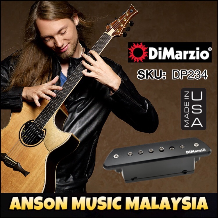 DiMarzio DP234 The Black Angel Acoustic Guitar Pickup Black