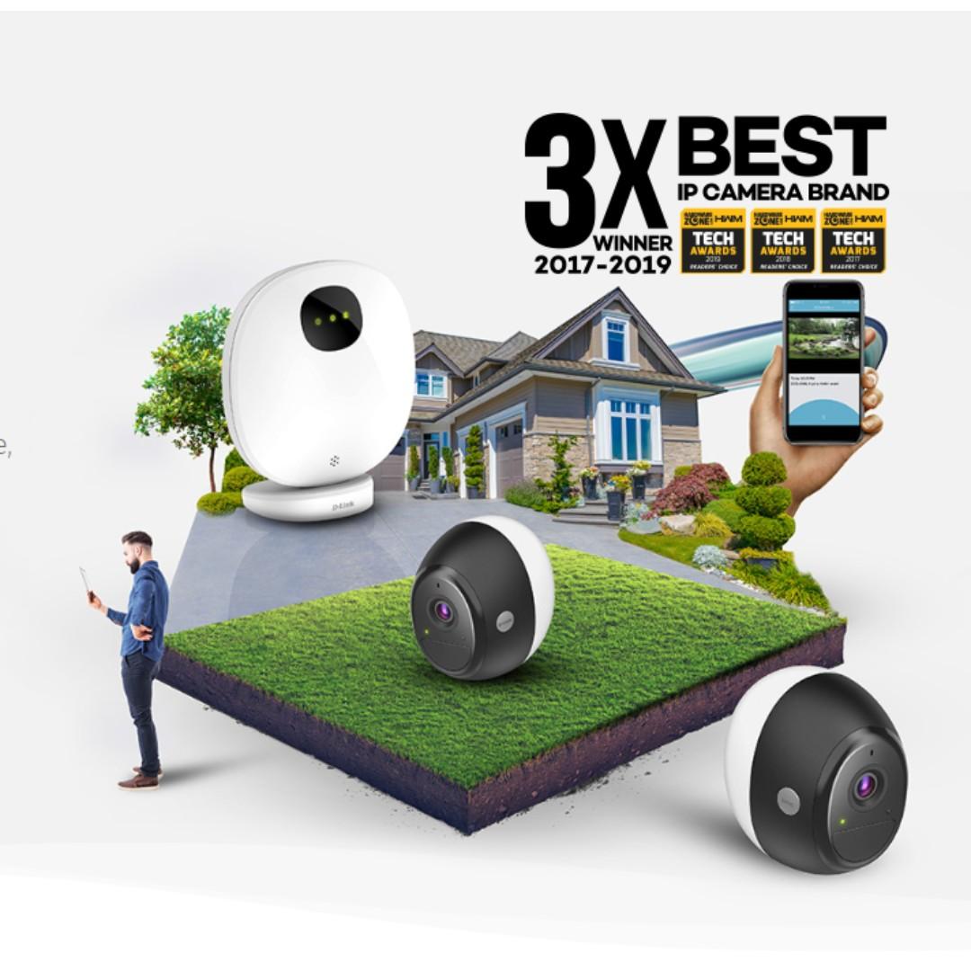 DLink WireFree Camera Kit (DCS2802KT) 2 cameras, Furniture & Home