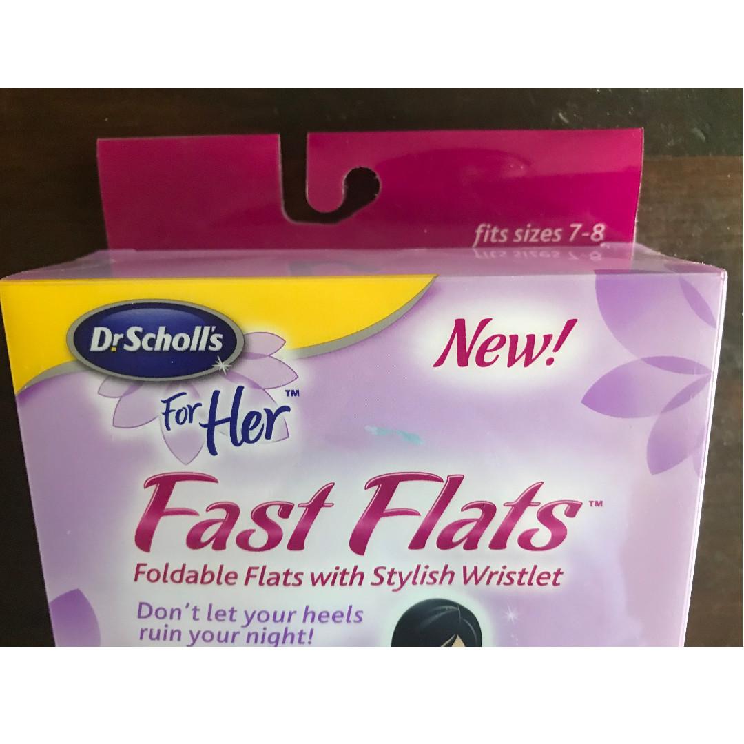 Dr. Scholl s Fast Flats fits sizes 7 8 Women s Fashion Footwear