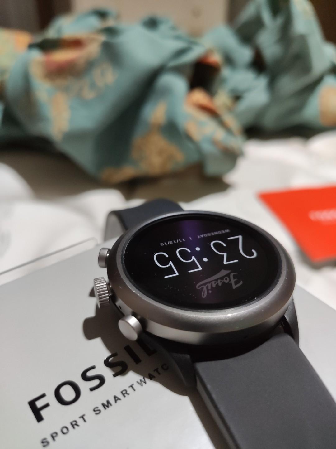 Fossil Smartwatch Sports Black 43 mm 