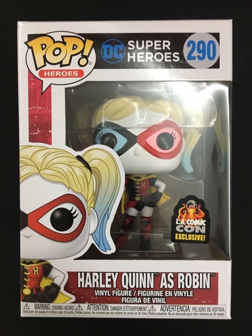 funko pop harley quinn as robin