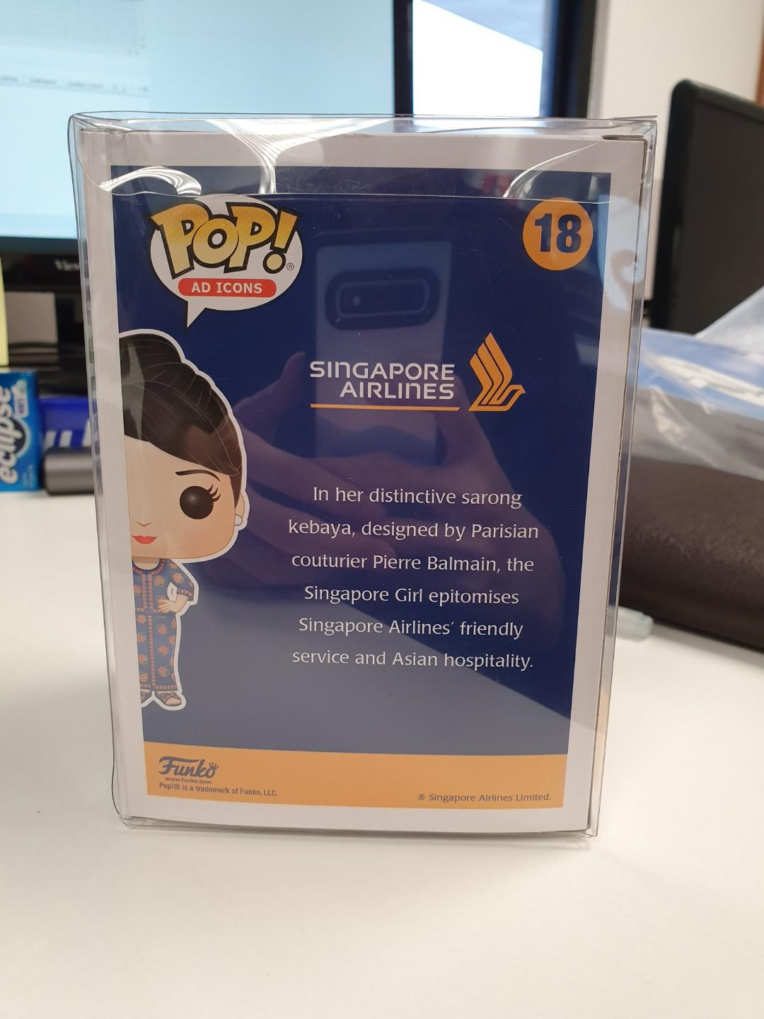 Funko Pop! Singapore Girl – Singapore Airlines – Édition Rare – N°18 – Neuf