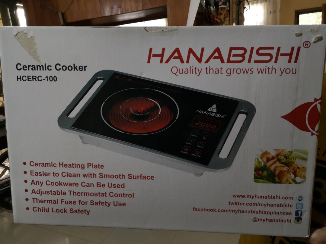 Hanabishi ceramic cooker shop price