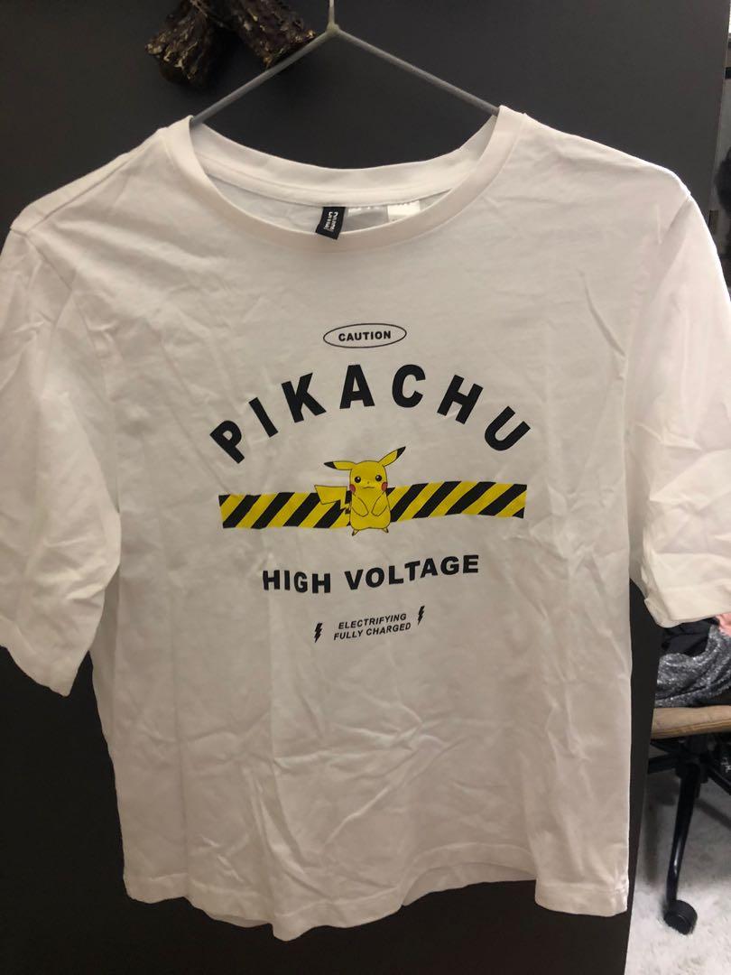 h&m pikachu shirt