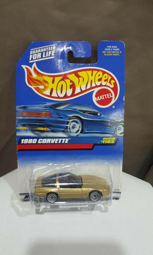 hot wheels 1980 corvette 1982