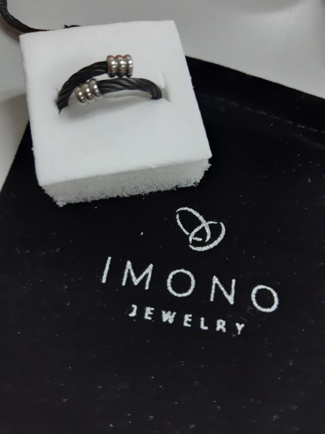 Imono Charriol Black Ring Women s Fashion Jewelry Organizers