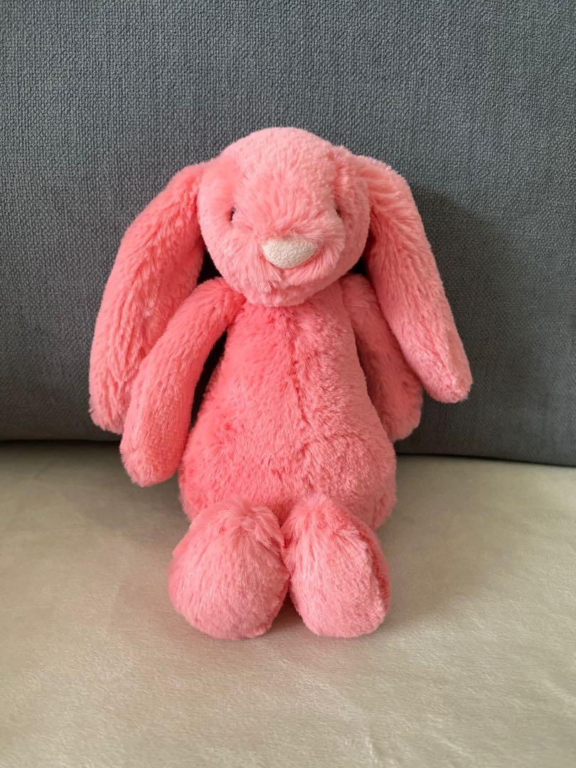 Jellycat Bashful Coral Bunny Hobbies Toys Toys Games on