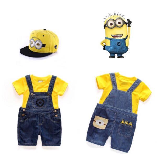 minion outfit for 1 year old