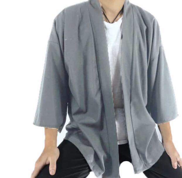 Kimono pria japaneses style cardigan