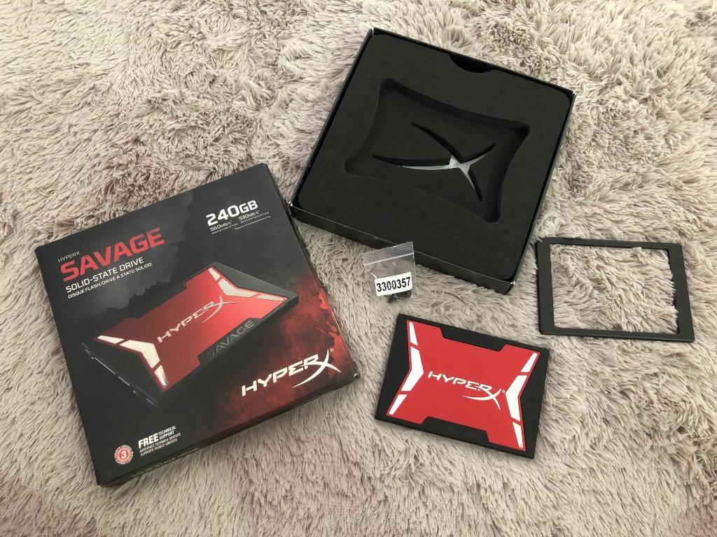 Kingston 240gb Hyperx Savage Ssd Electronics Computer Parts Accessories On Carousell