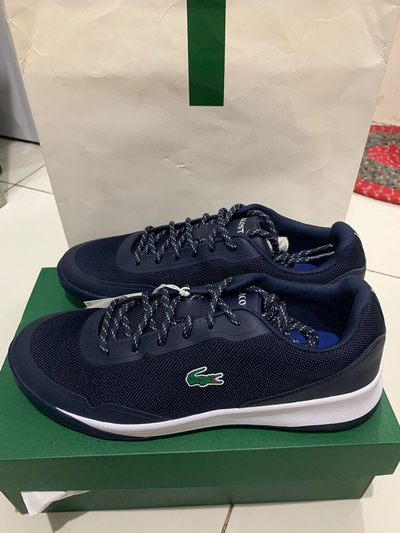 lacoste navy shoes