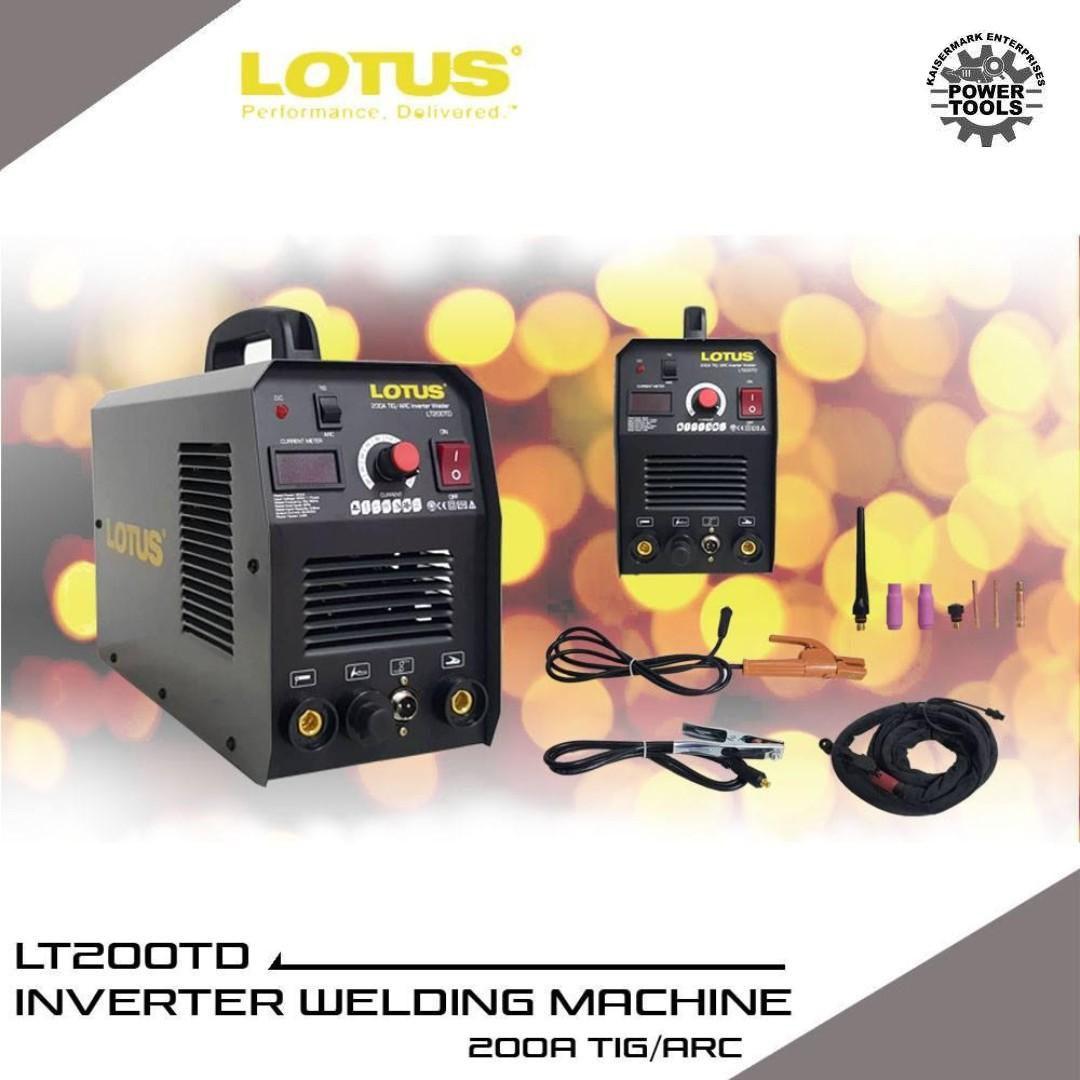 Lotus Inverter Welding Machine Lt200td 200a Tigarc Home Furniture Home Tools And Accessories On Carousell