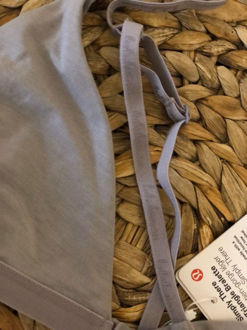 Lululemon Simply There Triangle Bralette, Women's Fashion, New  Undergarments & Loungewear on Carousell