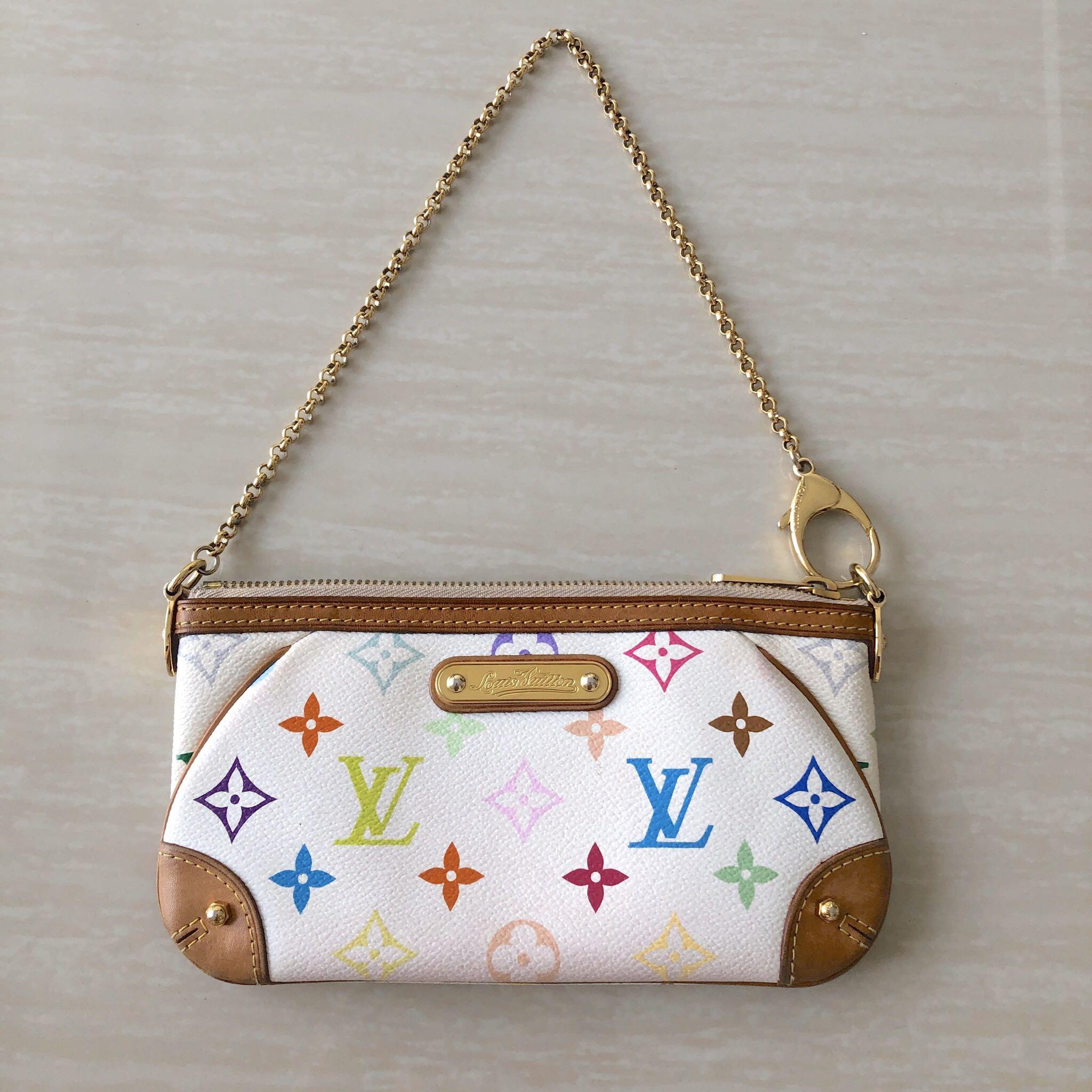 Louis Vuitton Multicolor Pochette, Luxury, Bags & Wallets on Carousell