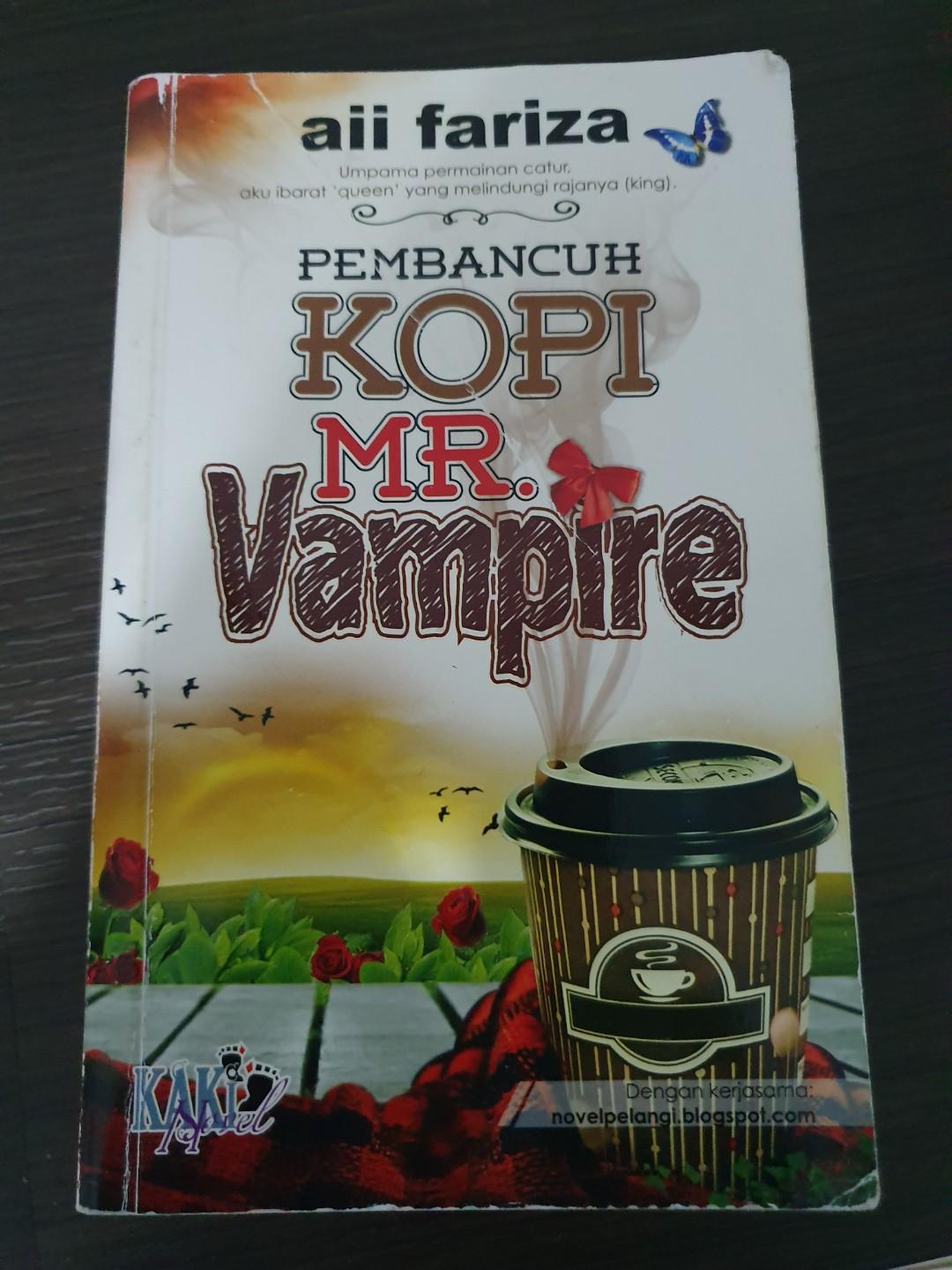 Malay Novel Adam Hawa Pembancuh Kopi Mr Vampire Rindu Awak 200 Books Stationery Fiction On Carousell