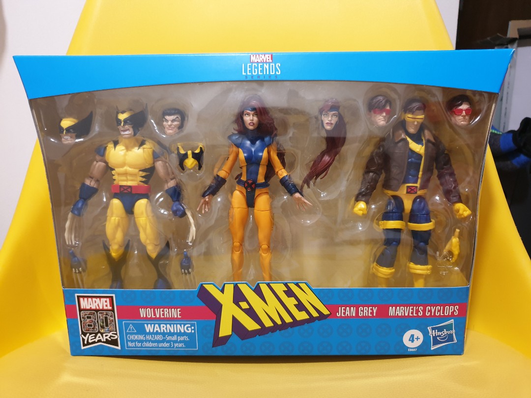 Marvel Legends X-Men 3 Pack Jean Grey Wolverine Cyclops, Hobbies & Toys ...