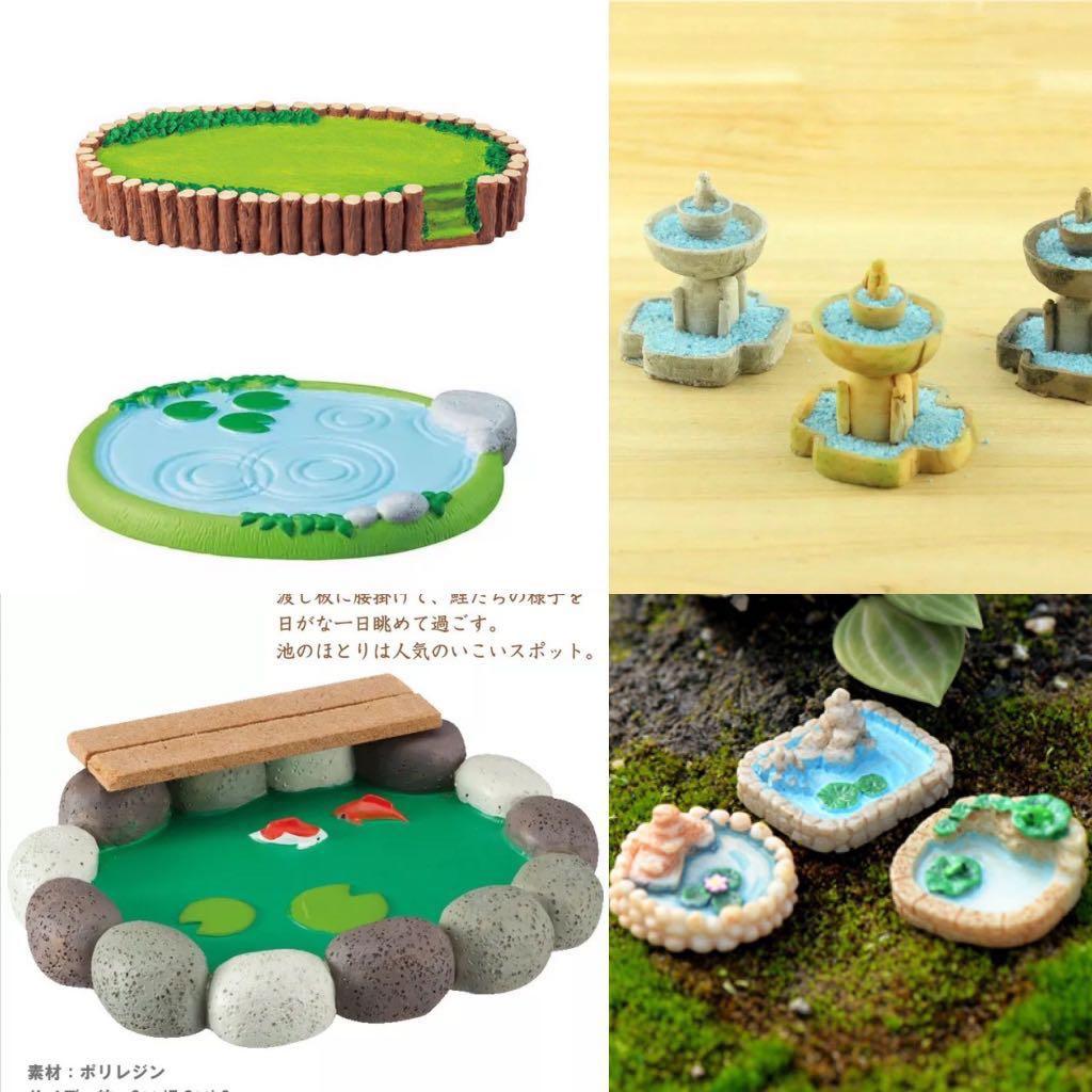 Micro Landscaping: Cute Little Things For Terrarium-Miniature Fountain ...