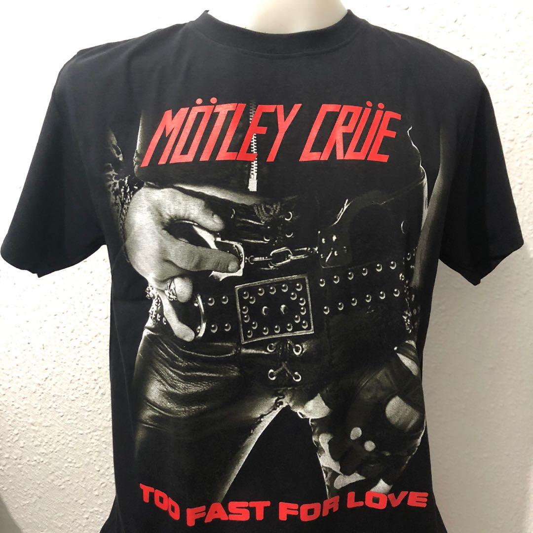 motley crue too fast for love t shirt