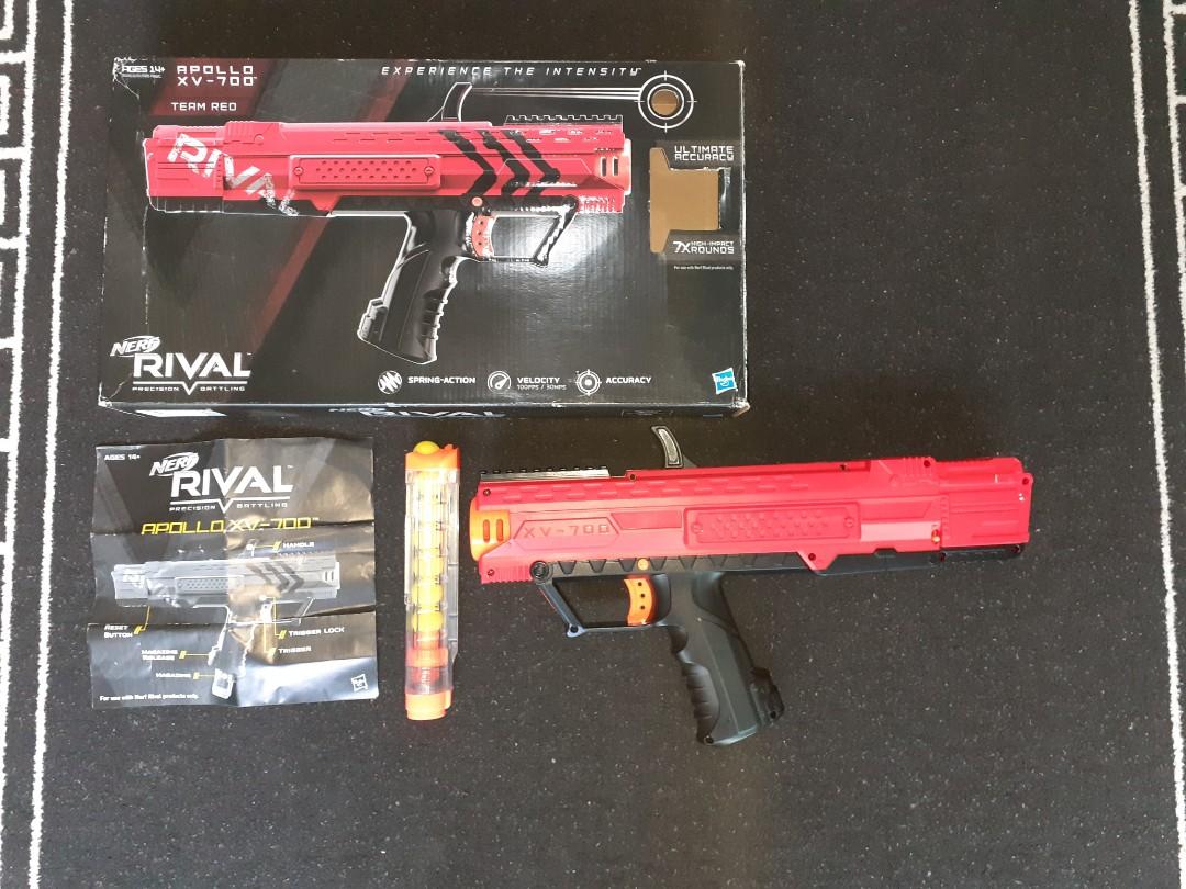 Team Red Rival Nerf Rival(Team Red), Hobbies & Toys, Toys & Games on Carousell