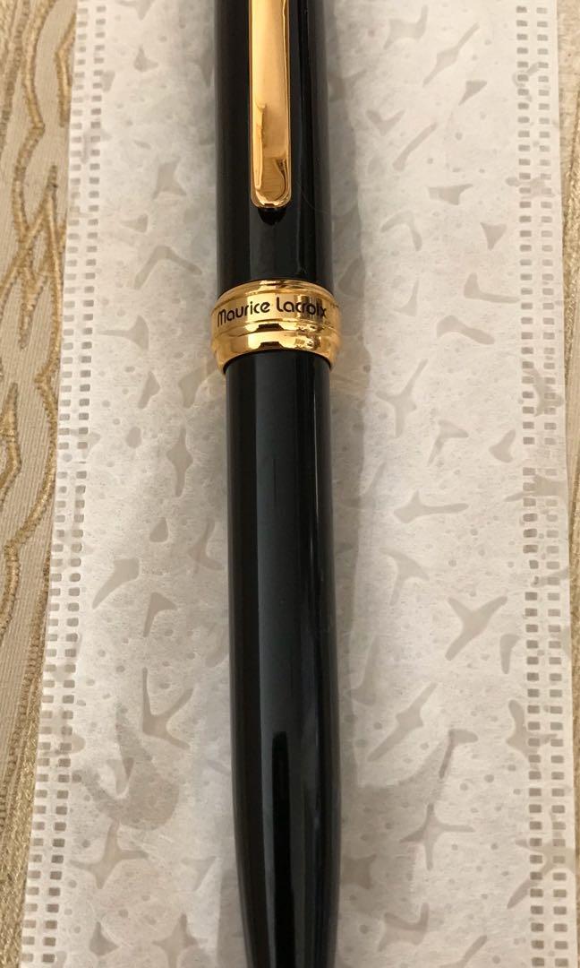 New Authentic Swiss made Maurice Lacroix gold plated Executive Ballpoint Pen
