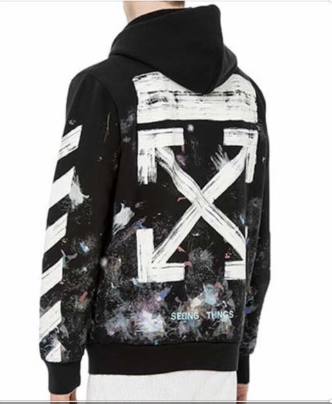 galaxy hoodie off white