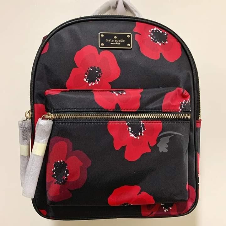 kate spade wilson road poppy backpack