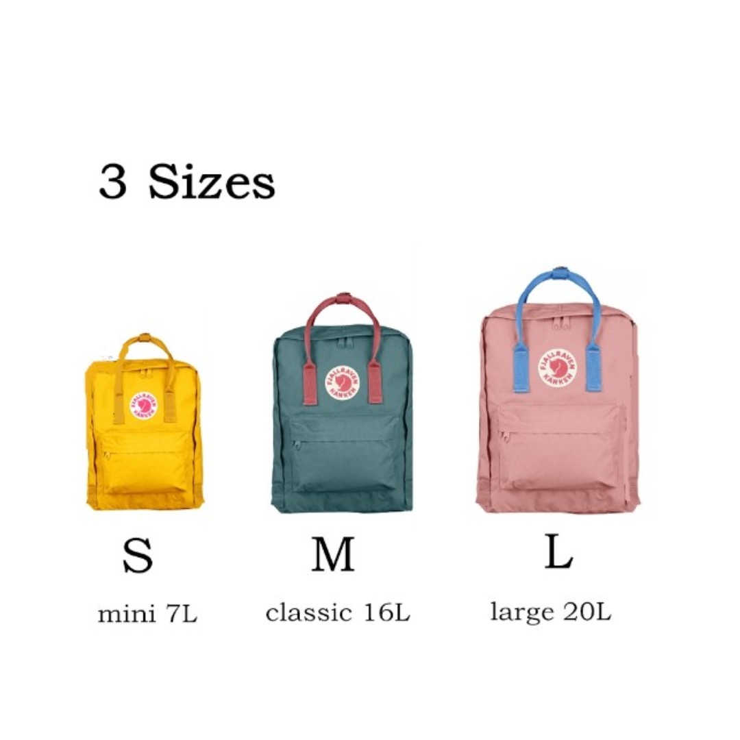 Fjallraven kanken 16l shop size