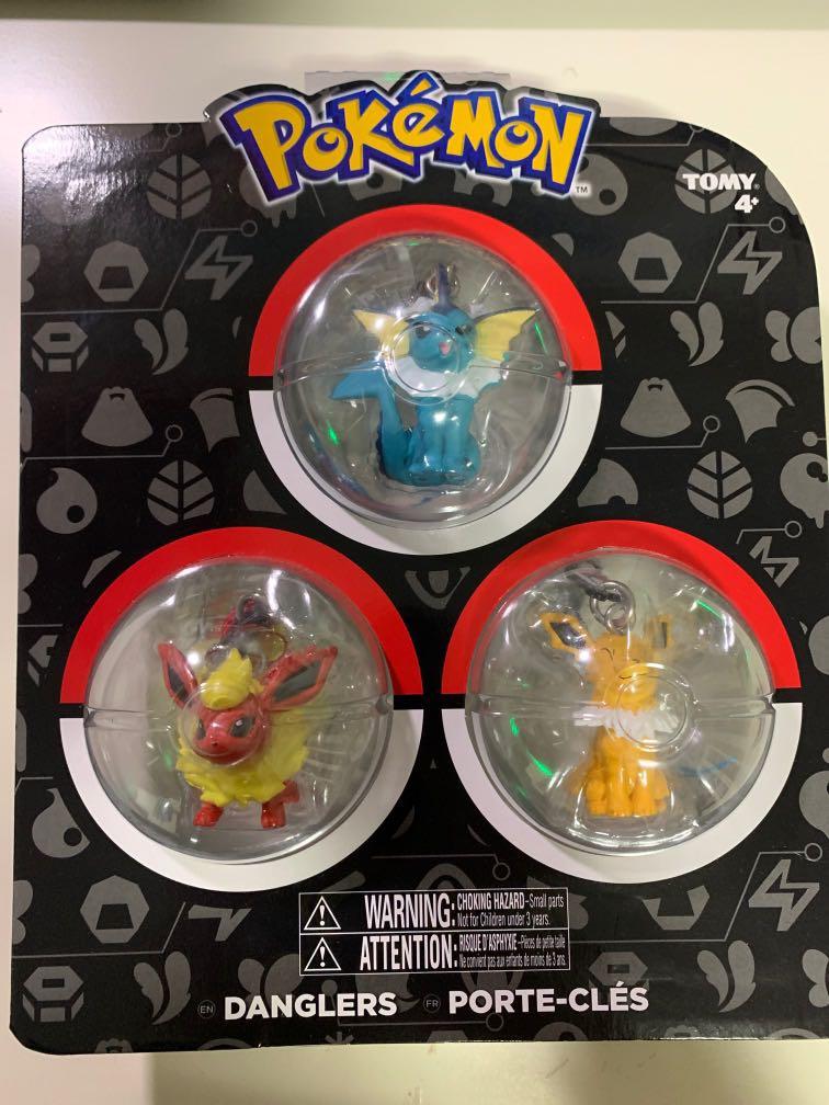 Pokemon Eevee Evolutions Figure Keychain 9 Pieces Set (In-stock