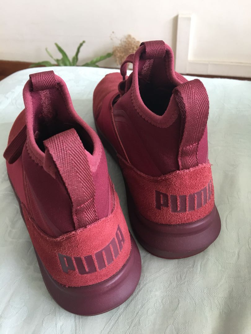 Puma Ignite Maroon Women s Fashion Footwear Sneakers on Carousell