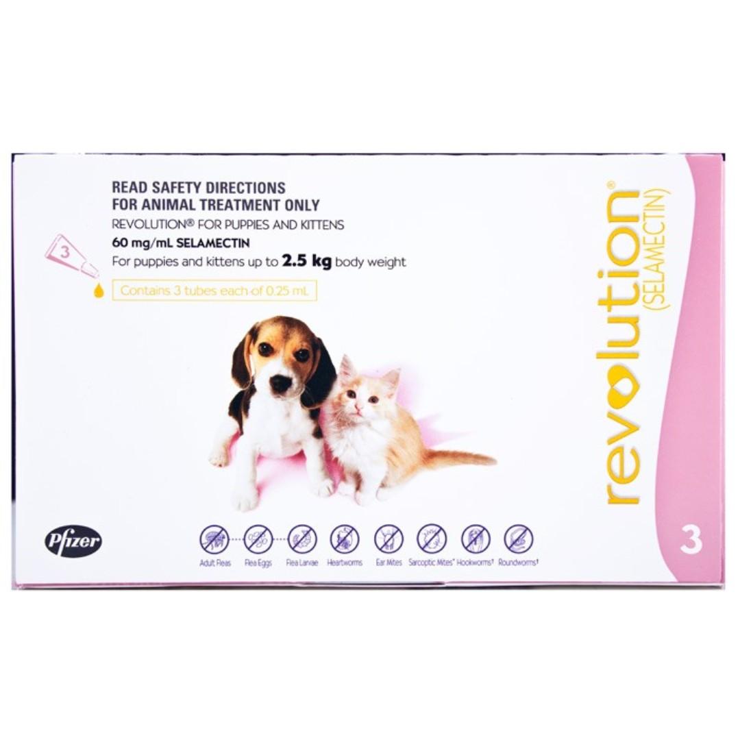 Revolution pink for puppies & kittens top