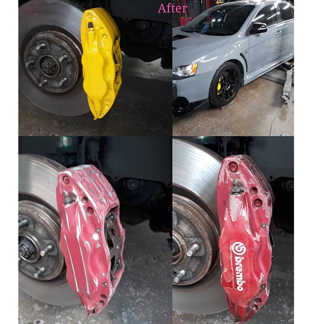 Spray Paint Brake Caliper Refurbished Caliper Car Accessories