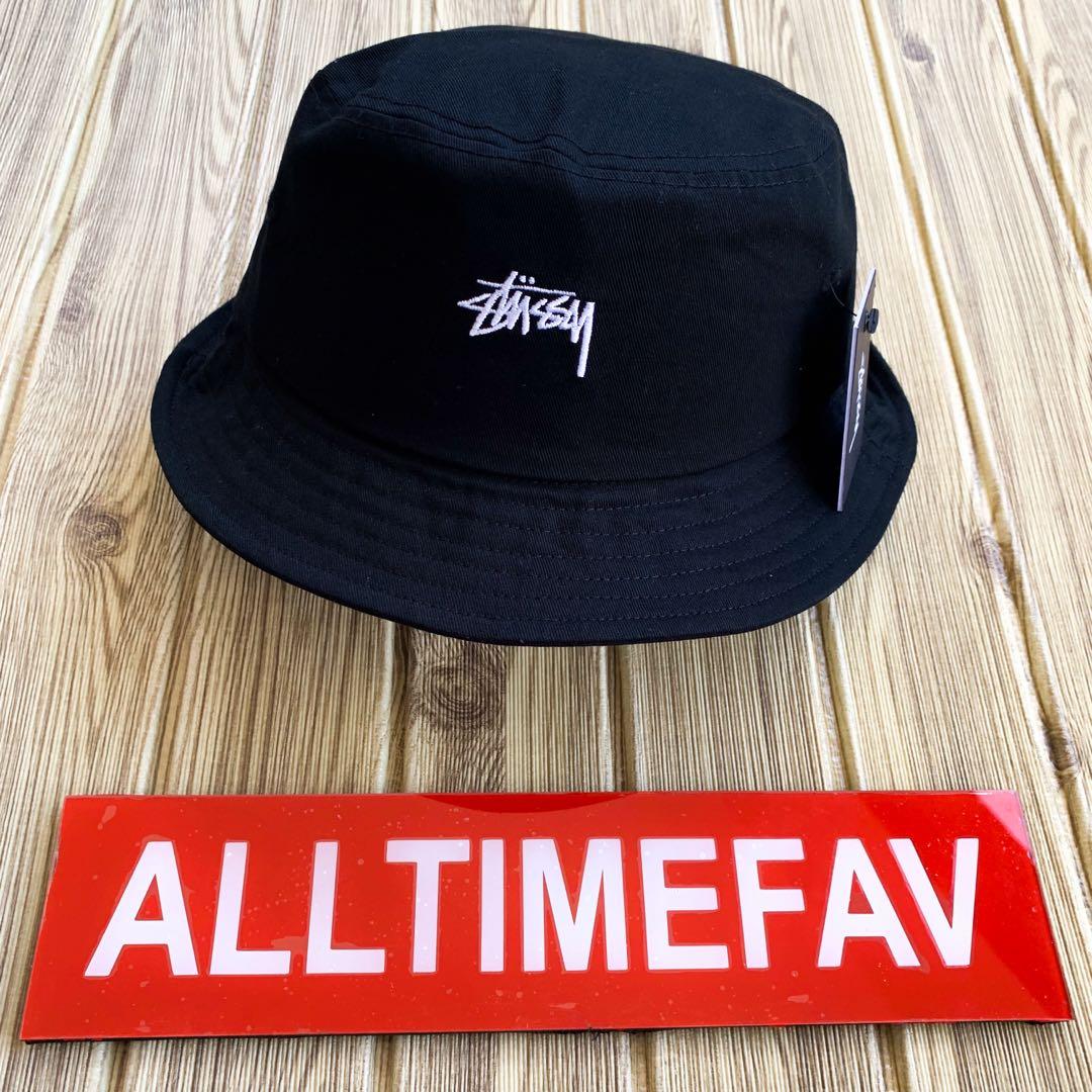 Black Bucket Hat Original BNWT, Fesyen 