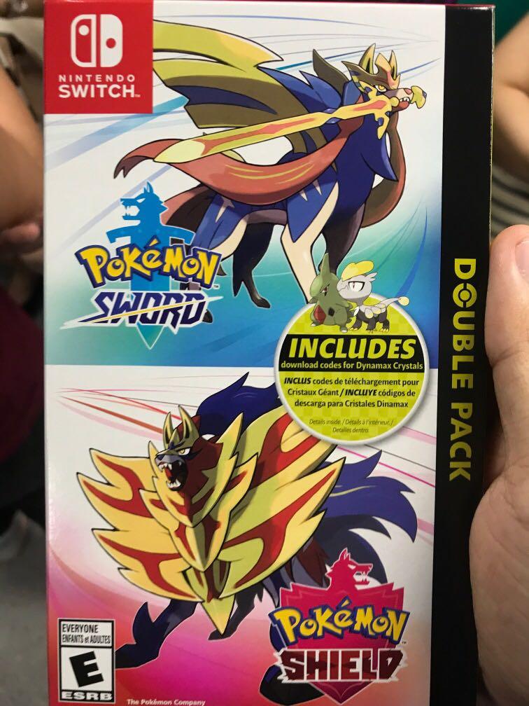 Pokemon sword and shield double pack codes new arrivals