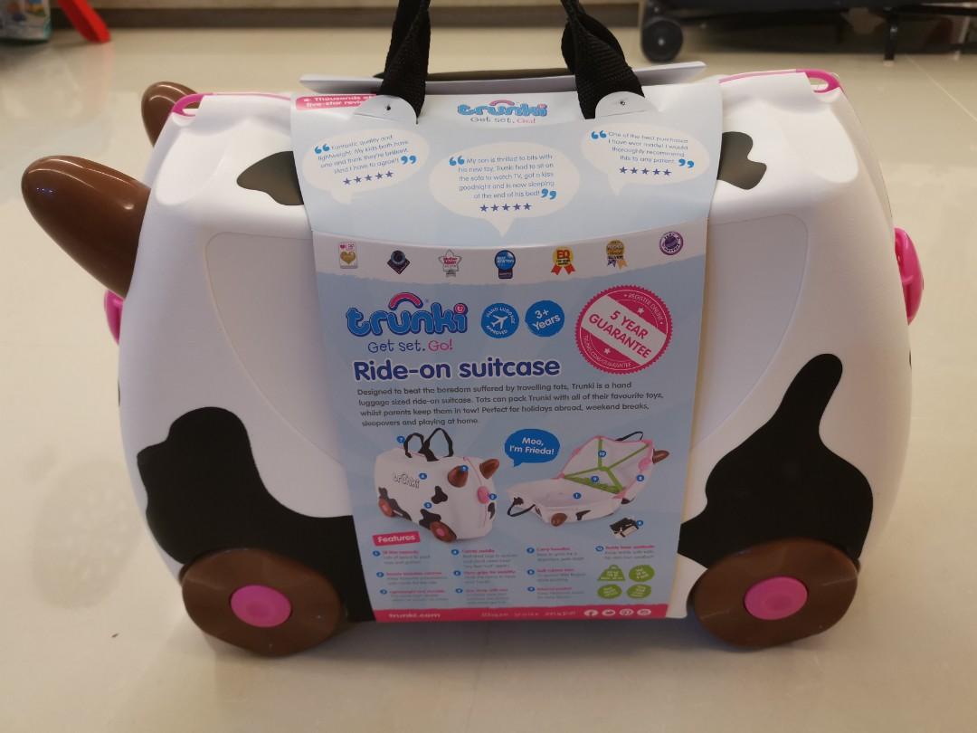 trunki cow suitcase