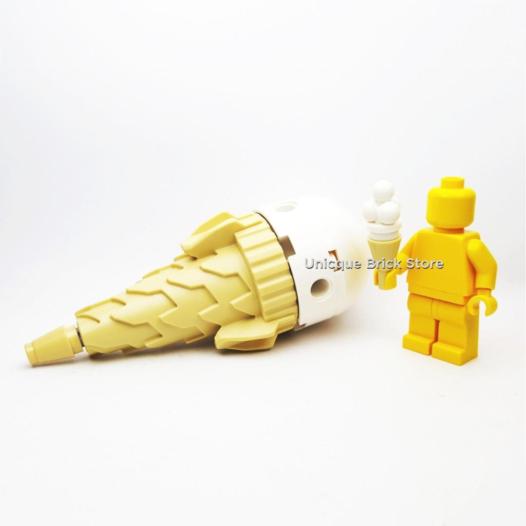 Unicque] Lego Minifigure Food & Drink - Large Ice Cream Cone, Hobbies &  Toys, Toys & Games On Carousell