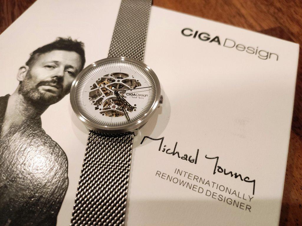 Xiaomi Ciga Design Skeleton Automatic Watch in Silver Brushed