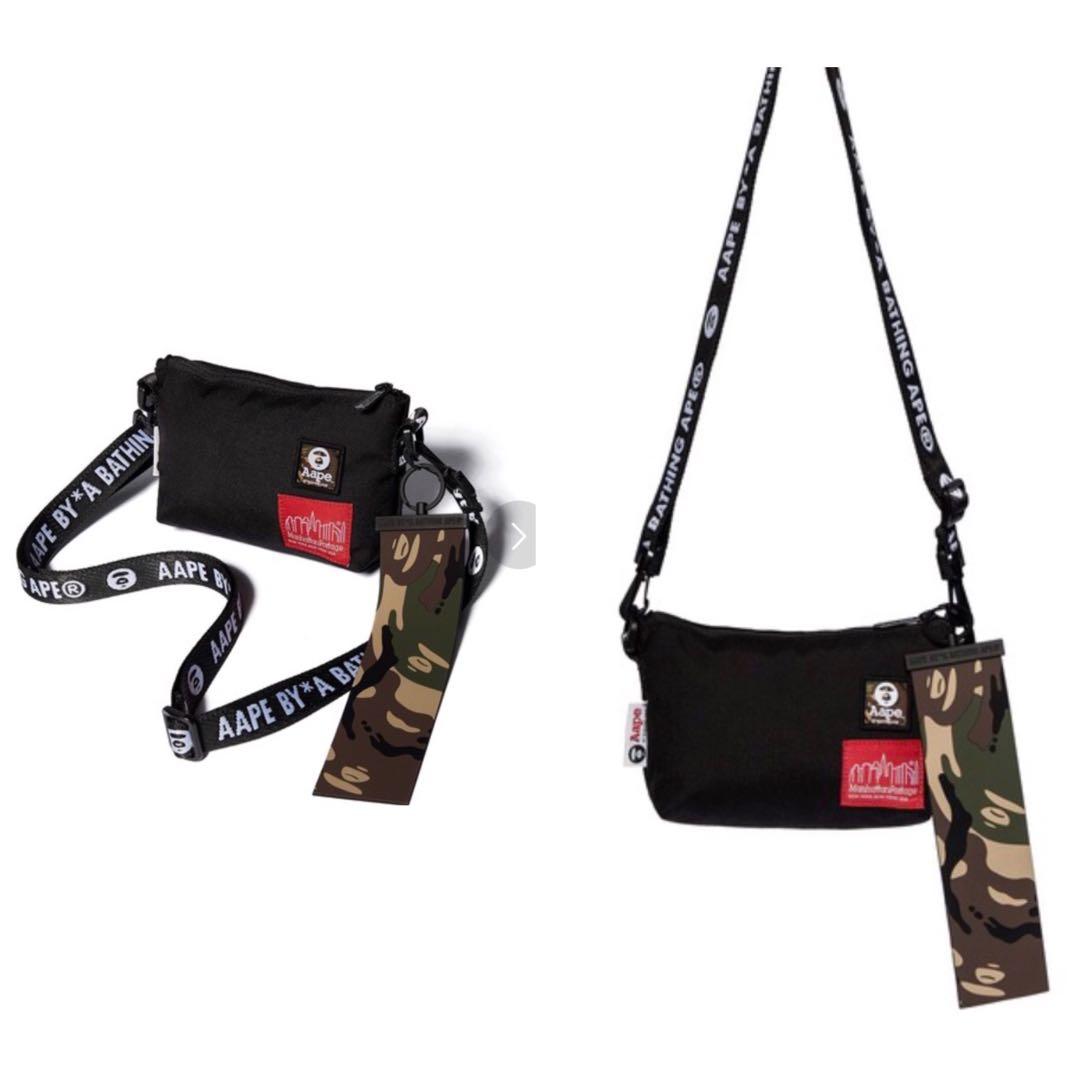 Aape by a bathing ape x manhattan portage mini clutch