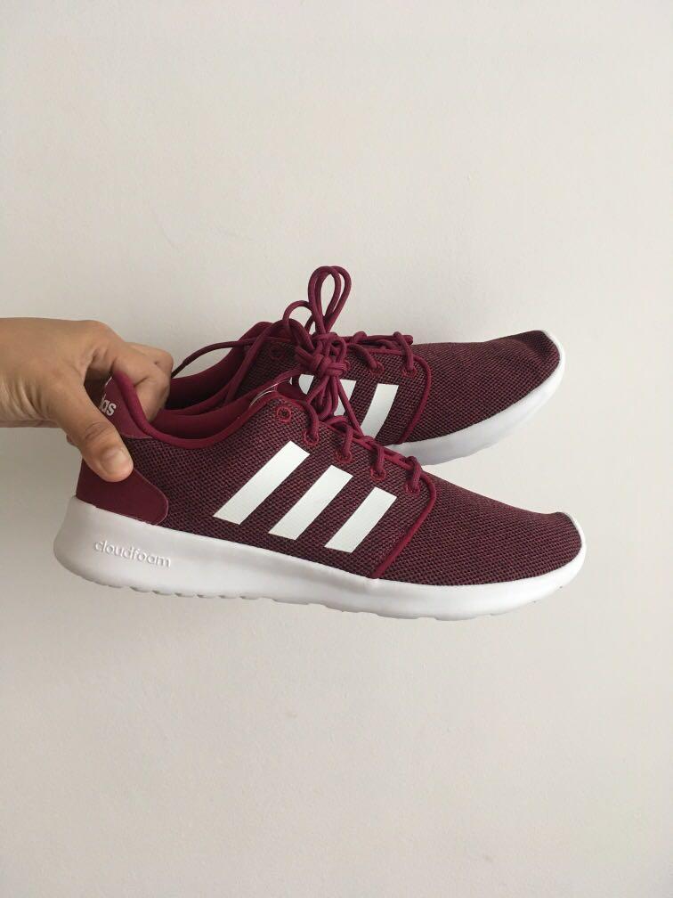 adidas cloudfoam maroon