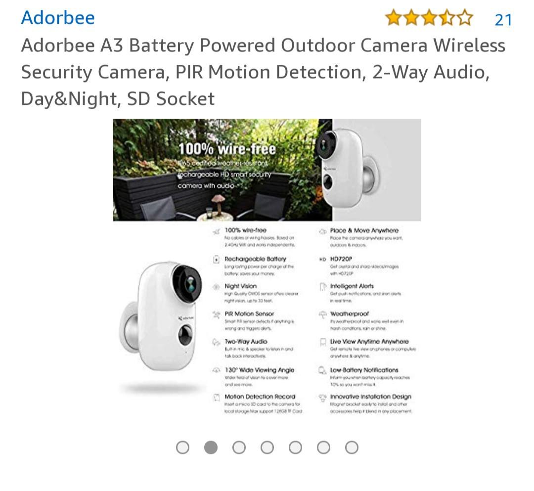 Adorbee camera clearance
