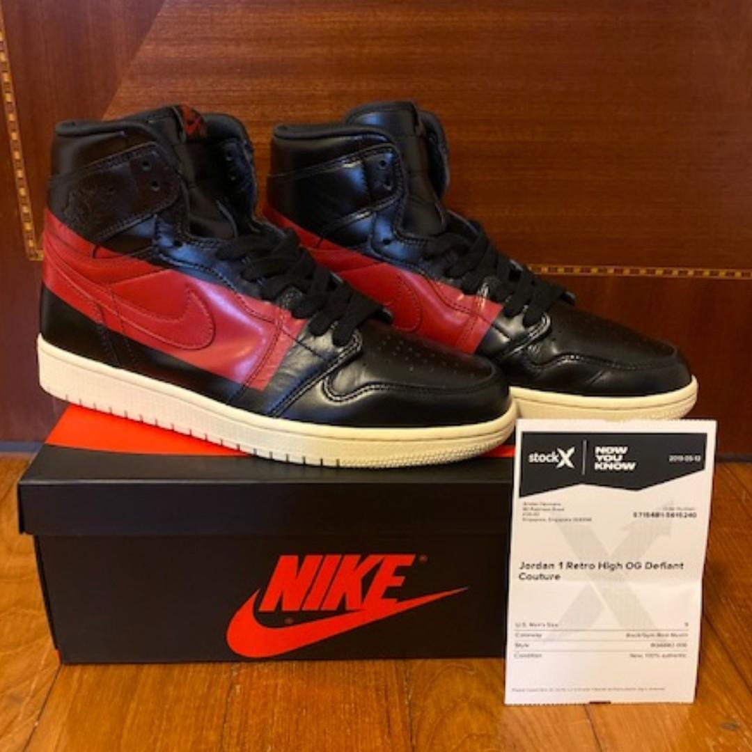 Stockx jordan 1 couture best sale