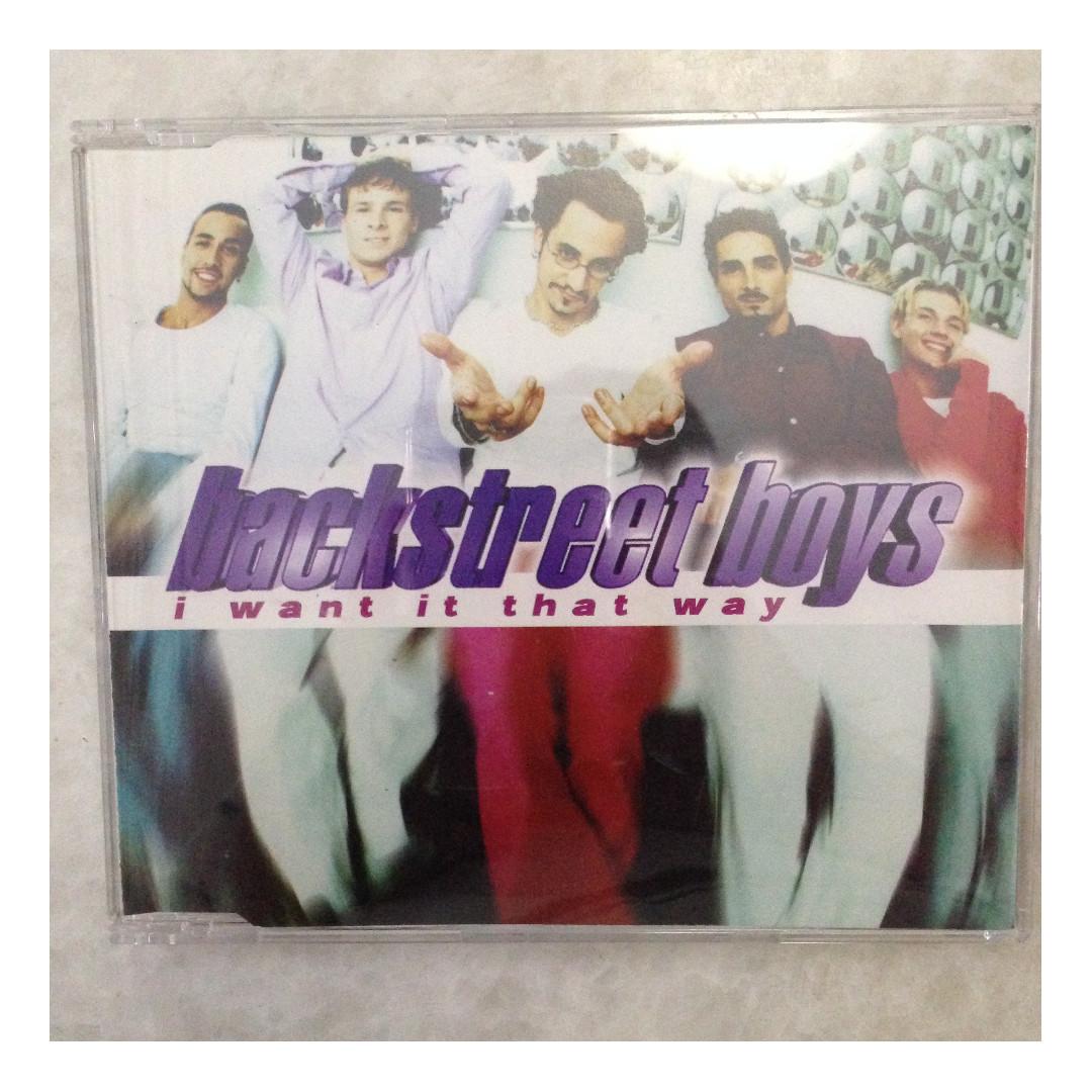 Backstreet Boys I Want It That Way Singles Album Cd 1999 Record Audio Music Song Disc Backstreetboys Music Media Cds Dvds Other Media On Carousell