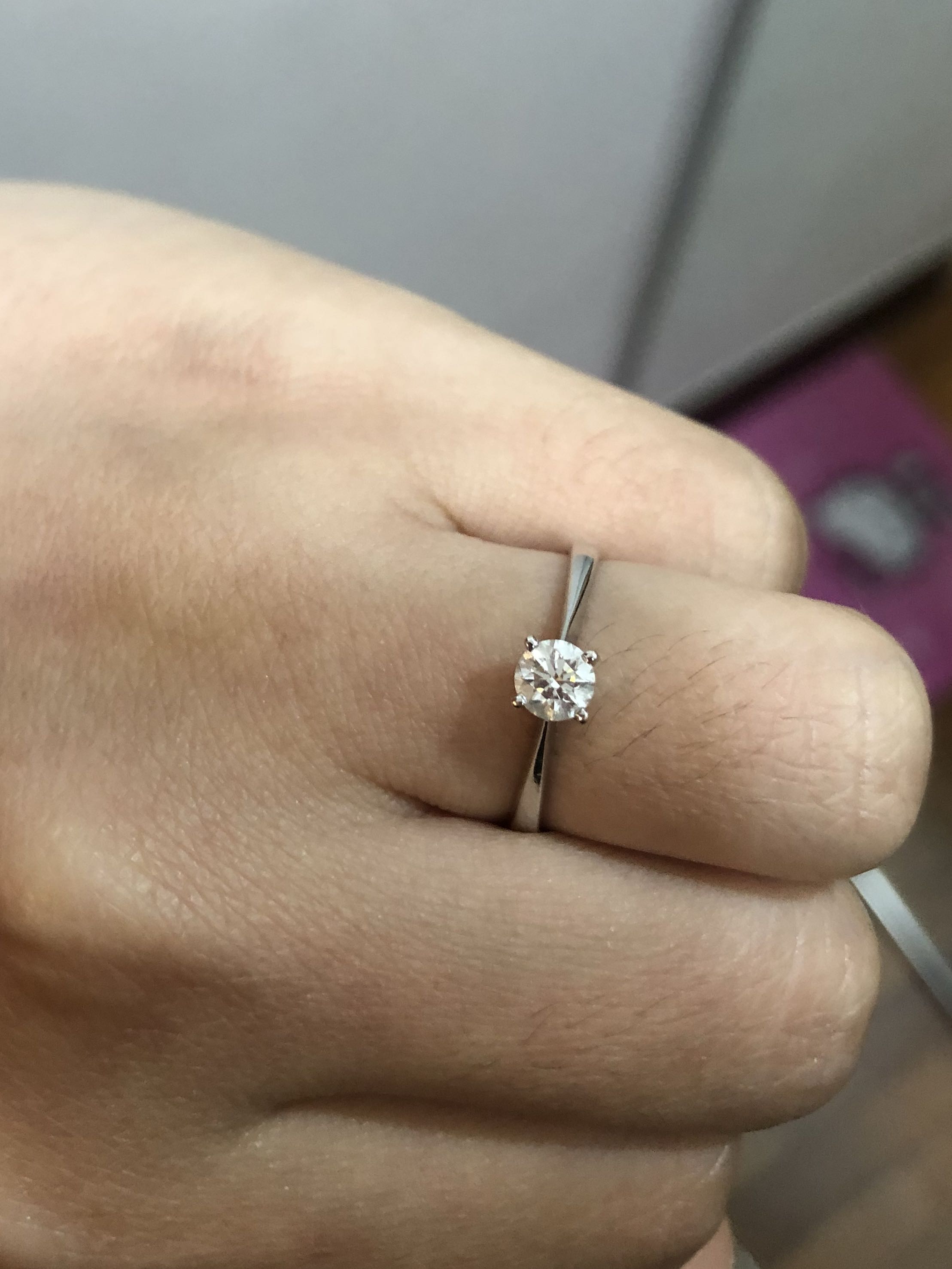 0.33 ct diamond ring