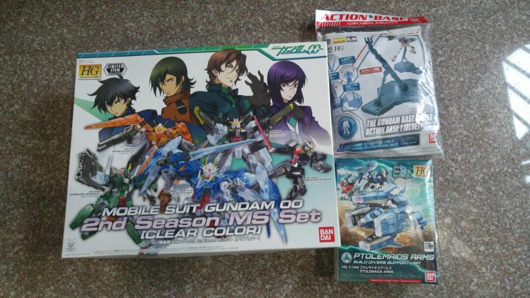 Expo Limited Item Mobile Suit Gundam 00 2nd Season Ms Set Clear Colour Bundle Toys Games Bricks Figurines On Carousell