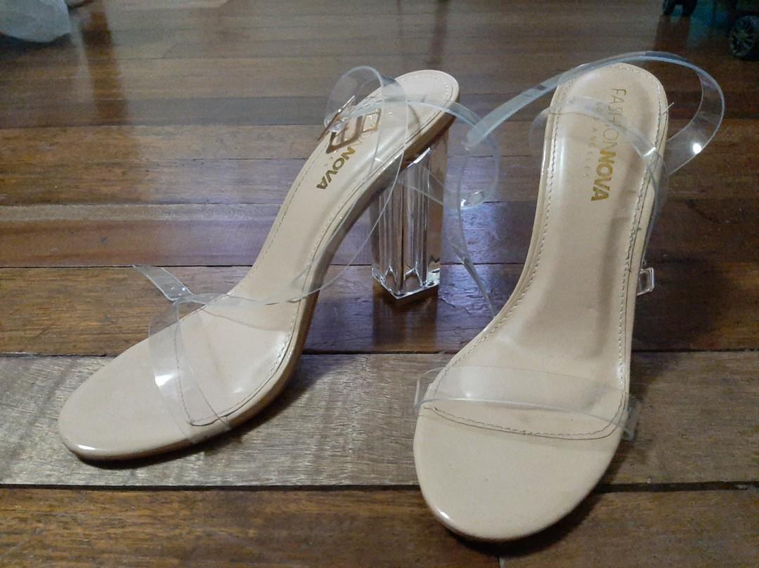 glass heels