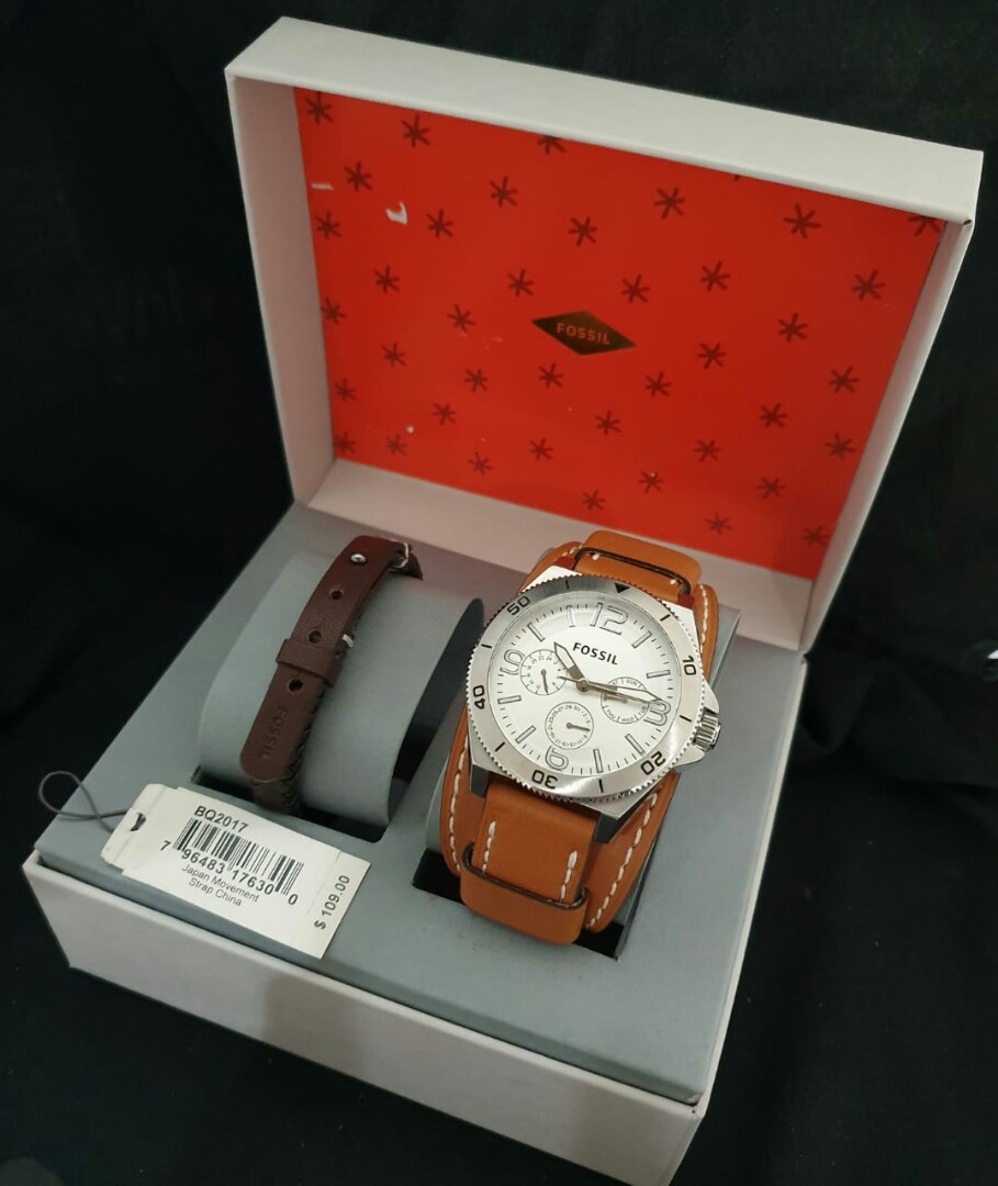 Fossil original garansi mesin 1tahun, Fesyen Pria, Jam Tangan di Carousell