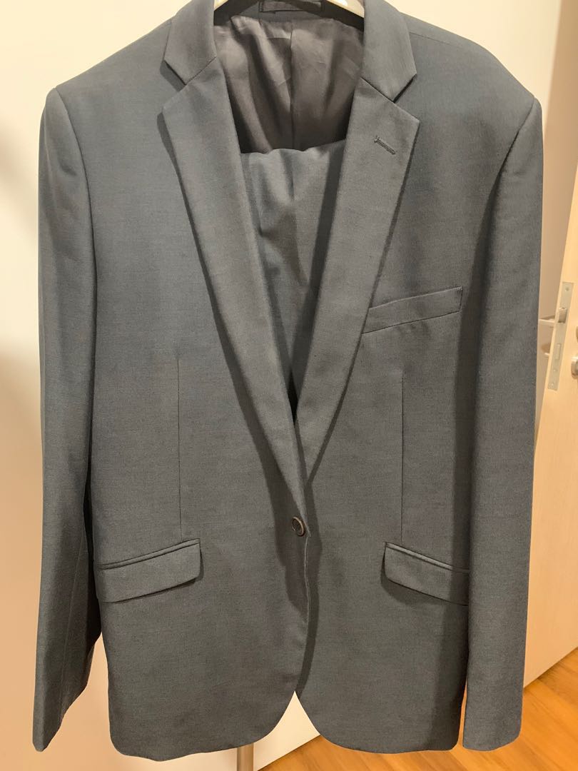 G2000 grey suit (jacket and pants), Men's Fashion, Coats, Jackets and ...